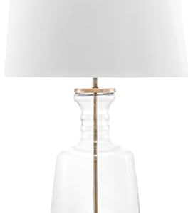 nuLOOM RJT01AA Eagan 24" Glass Table Lamp, Height, Gold