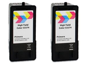 primera 53374 high yield tri-color ink cartridge 2-pack