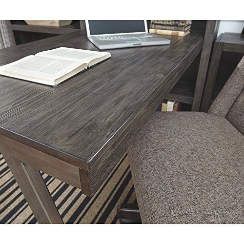 Signature Design by Ashley Raventown Urban 60" Home Office Desk, Weathered Brown