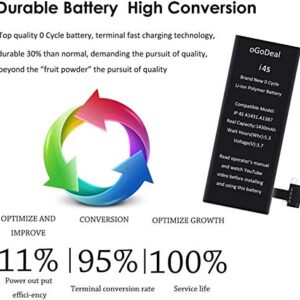 oGoDeal Battery Replacement for iPhone 4S A1431, A1387