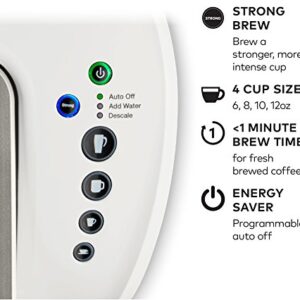 Keurig K-Select Single-Serve K-Cup Pod Coffee Maker, Matte White