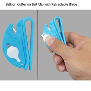 Balloon Ribbon Mutifunctional Cutter Balloon Box Cutter BladesTools Fixed on Belt Balloon Blade,Balloon Accessories