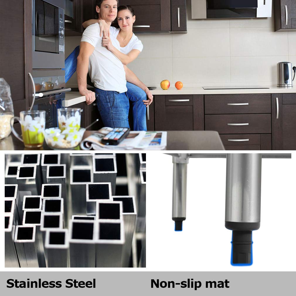 BestMassage 24"x60" Stainless Steel Kitchen Work Table Commercial Kitchen Restaurant Table