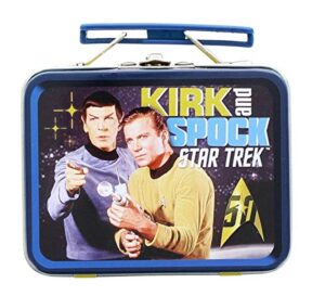 star trek: tos kirk & spock mini tin lunch box