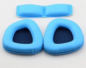 replacement earpads pillow ear pads foam with headband pads cushion repair parts compatible with sades a60 a 60 headphones headset
