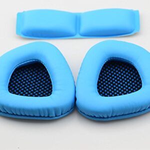 Replacement Earpads Pillow Ear Pads Foam with Headband Pads Cushion Repair Parts Compatible with Sades A60 A 60 Headphones Headset