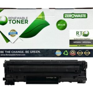 Renewable Toner Compatible MICR Toner Cartridge Replacement for Canon 126 3483B001 ImageCLASS LBP6200d LBP6230dw