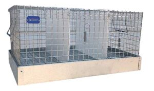 rabbit carrier/transport cage - 3 hole (14x24x12)