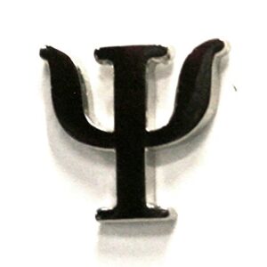 Silver Psi Symbol Pin Psychology pin