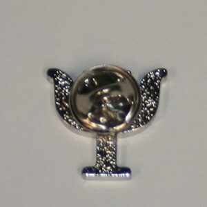 Silver Psi Symbol Pin Psychology pin