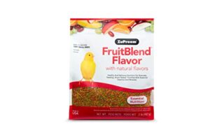zupreem fruitblend flavor with natural flavors for very small birds