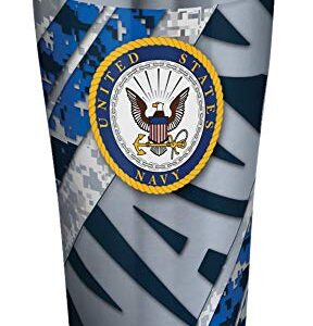 Tervis Triple Walled Navy Insulated Tumbler Cup Keeps Drinks Cold & Hot, 20oz - Stainless Steel, Digi Camo