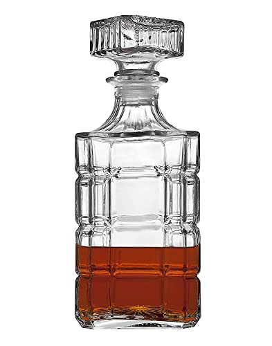 Lefonte Whiskey Decanter, Whiskey Decanter for Scotch Liquor Bourbon or Wine - 750ml