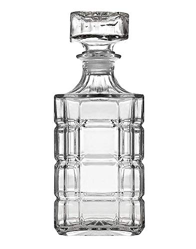 Lefonte Whiskey Decanter, Whiskey Decanter for Scotch Liquor Bourbon or Wine - 750ml