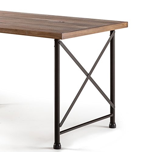 Zinus Alicia Industrial Style Dining Table, Brown