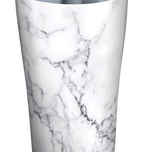 Tervis Triple Walled Marble Swirl Insulated Tumbler Cup Keeps Drinks Cold & Hot, 20oz, Stainless Steel