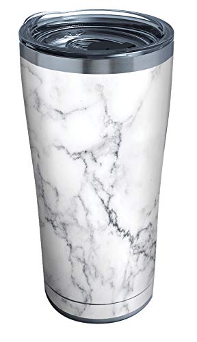 Tervis Triple Walled Marble Swirl Insulated Tumbler Cup Keeps Drinks Cold & Hot, 20oz, Stainless Steel