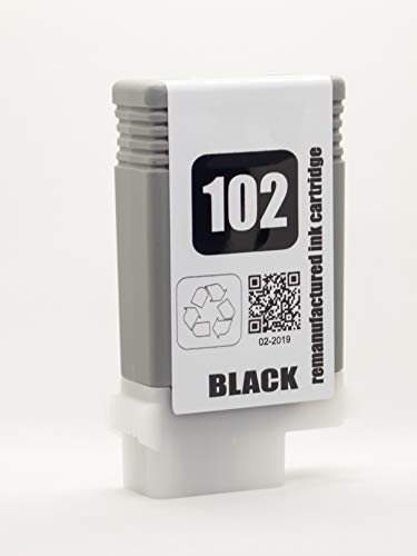 XL-Ink Compatible for Canon PFI-102 / PFI102 6-Pack (2X Matt Black, Black, Cyan, Magenta, Yellow)