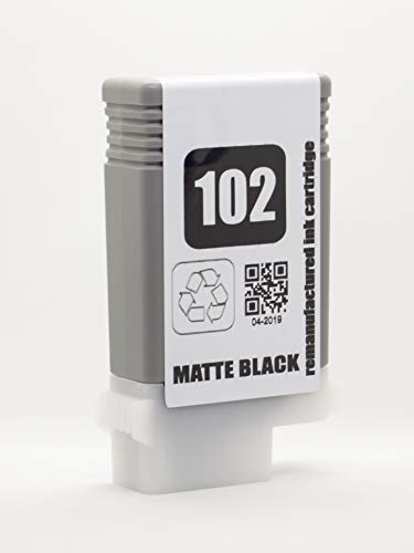 XL-Ink Compatible for Canon PFI-102 / PFI102 6-Pack (2X Matt Black, Black, Cyan, Magenta, Yellow)