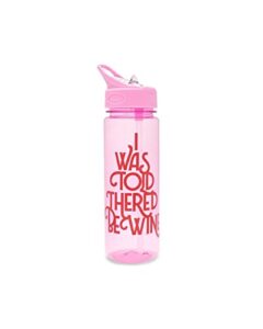ban.do women's wine water bottle, pink/red, one size