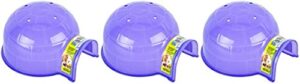 (3 pack) pig loo small pet hideout, assorted colors
