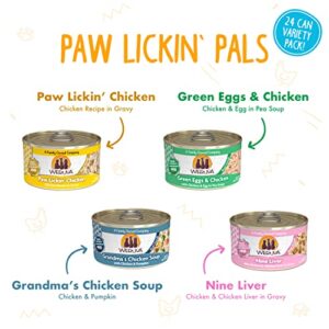 Weruva Classic Cat Food, Variety Pack, Paw Lickin' Pals Wet Cat Food, 3oz Cans (Pack of 24)