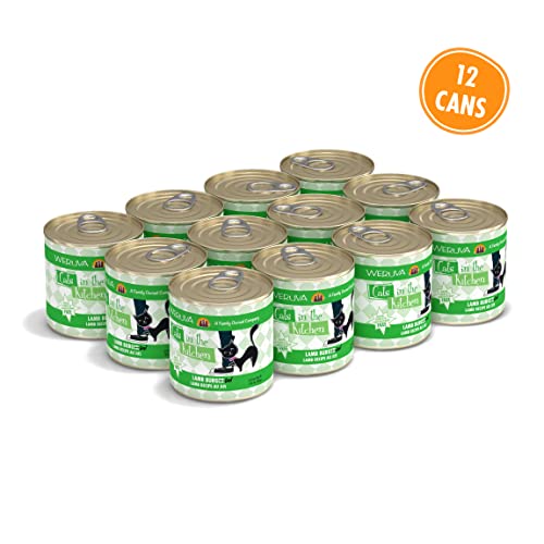 Weruva Cats in The Kitchen, Lamb Burger-ini Wet Cat Food, 10oz Can (Pack of 12)