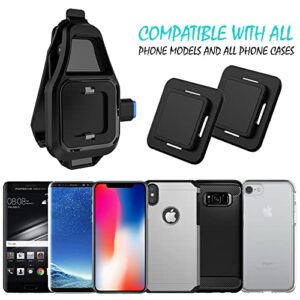 Phone Belt Clip,LOVPHONE Universal Holder with Quick Mount,Easy On/Off for iPhone 14,14 Pro,14 Max,14 Pro Max,13,13 Pro,13 Pro Max,12,12 Pro,12 Pro Max,11,11 Pro,11 Pro Max,X,XS,XR,XS Max,7/8,7/8 Plus