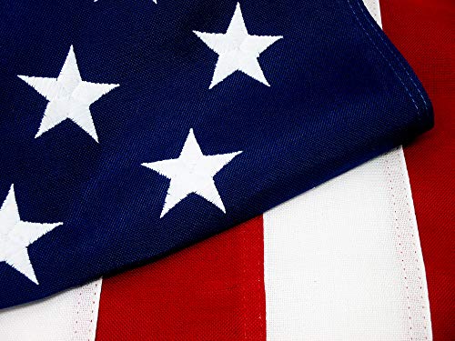 American Flag Heavy Duty 5x8 Premium Commercial Grade 2 ply Polyester 100% Made in USA Tough Durable Fade Resistant All Weather SEWN STRIPES EMBROIDERED STARS