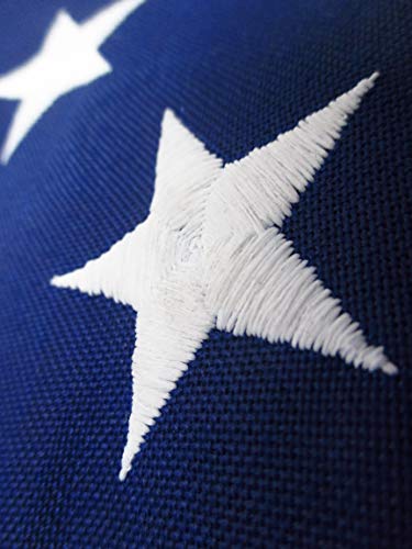 American Flag Heavy Duty 5x8 Premium Commercial Grade 2 ply Polyester 100% Made in USA Tough Durable Fade Resistant All Weather SEWN STRIPES EMBROIDERED STARS