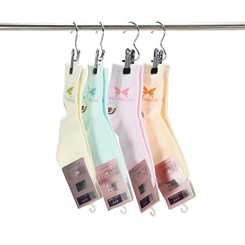 Brajttt 16 PCS Laundry Hook Boot Hanging Hold Clips Portable Hanging Hooks Home Travel Hangers Clothing Clothes Pins