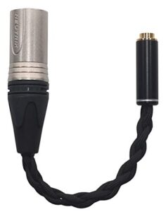 xl4-4 hifi 4-pin xlr balanced male to 4.4mm trrs female balanced cable, headphone audio adapter. xl4-4.