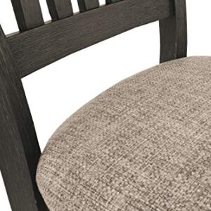 Signature Design by Ashley Tyler Creek Dining Room Upholstered Chair, 2 Count, Antique Black