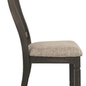 Signature Design by Ashley Tyler Creek Dining Room Upholstered Chair, 2 Count, Antique Black