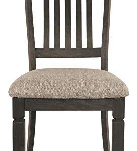 Signature Design by Ashley Tyler Creek Dining Room Upholstered Chair, 2 Count, Antique Black