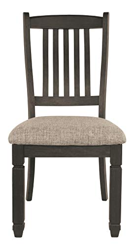 Signature Design by Ashley Tyler Creek Dining Room Upholstered Chair, 2 Count, Antique Black