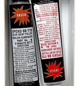 Fasco Epoxo-88 | 6min Set Epoxy Paste Clear Adhesive Glue 7oz Tube kit