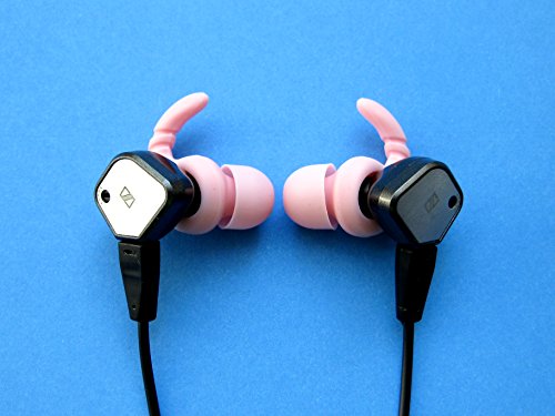 6pcs (PK-NSTB) Left and Right Side Stabilizers Fins Wing Adapters Eartips Compatible with in Ear Earphones with 4mm to 6mm Nozzle Attachment