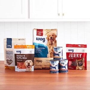 Amazon Brand - Wag High Protein Dry Dog Food Salmon & Lentil Recipe, Grain Free (30 lb. Bag)