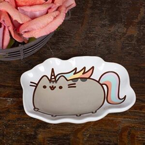 Enesco Pusheen by Our Name is Mud “Pusheenicorn” Stoneware Dish, Multicolor, 4.5 Inches Trinket Tray