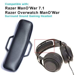 Repacement ManO'War 7.1 Headband Cushion Pads Compatible with Razer ManO'War 7.1 / Razer Overwatch ManO'War Surround Sound Headphone