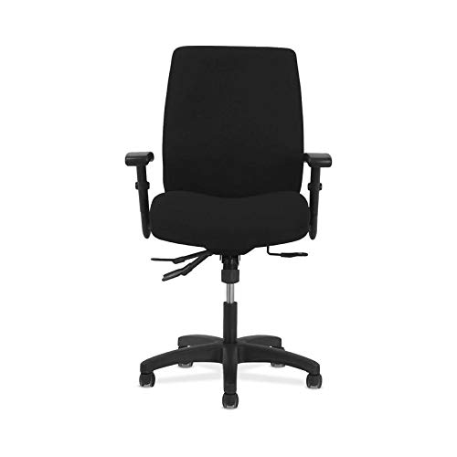 HON Network High-Back Task Chair - Computer Chair for Office Desk, Black Fabric (HVL283)