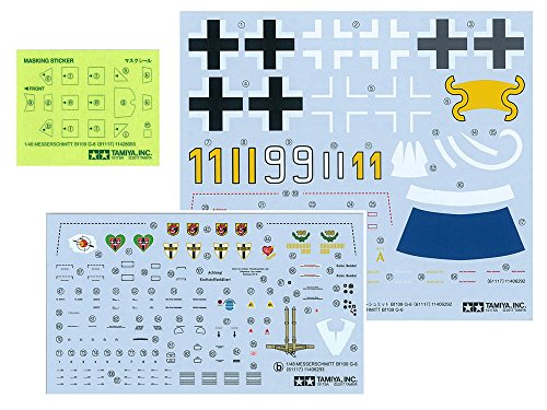 Tamiya 61117 1/48 Messerschmitt BF 109 G-6 Plastic Model Airplane Kit