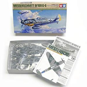 Tamiya 61117 1/48 Messerschmitt BF 109 G-6 Plastic Model Airplane Kit