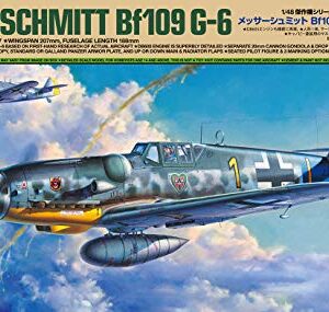 Tamiya 61117 1/48 Messerschmitt BF 109 G-6 Plastic Model Airplane Kit