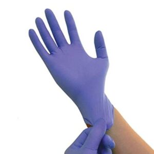 nitrile exam, medical grade, powder free, latex rubber free, disposable gloves, medium, 200 count (pack of 1)