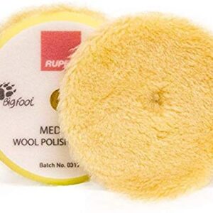 Rupes BigFoot Medium Wool 6.75" Orbital Polishing Pad