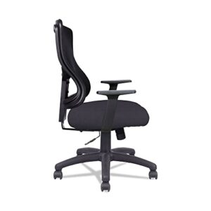 Alera Elusion II Series Mesh Mid-Back Swivel/Tilt Chair, Supports Up to 275 lb, 18.11" to 21.77" Seat Height, Black