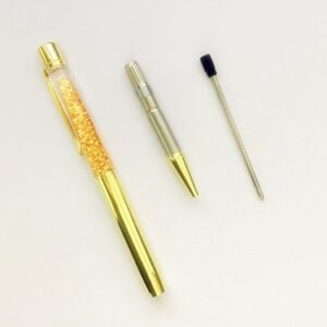 Pen Bling sets Pen Rhinestones Crystal Metal Ballpoint Pens Fine Black Ink Office Supplies(package of 4)