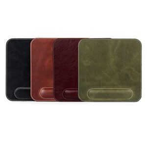 Londo Top Grain Leather Mousepad with Wrist Rest